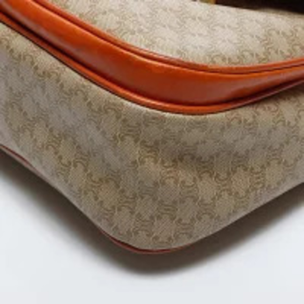 Celine Macadam Messenger Bag Shoulder Beige - Picture 7 of 13